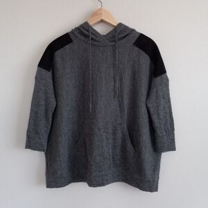 Nicholas K Baby Alpaca Oversized Slouchy Hoodie S